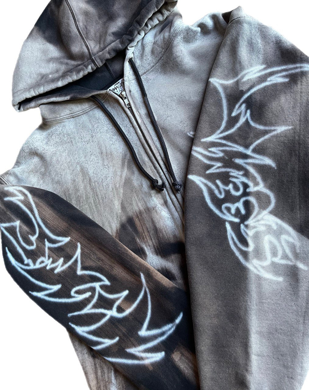SJ airbrush zip up