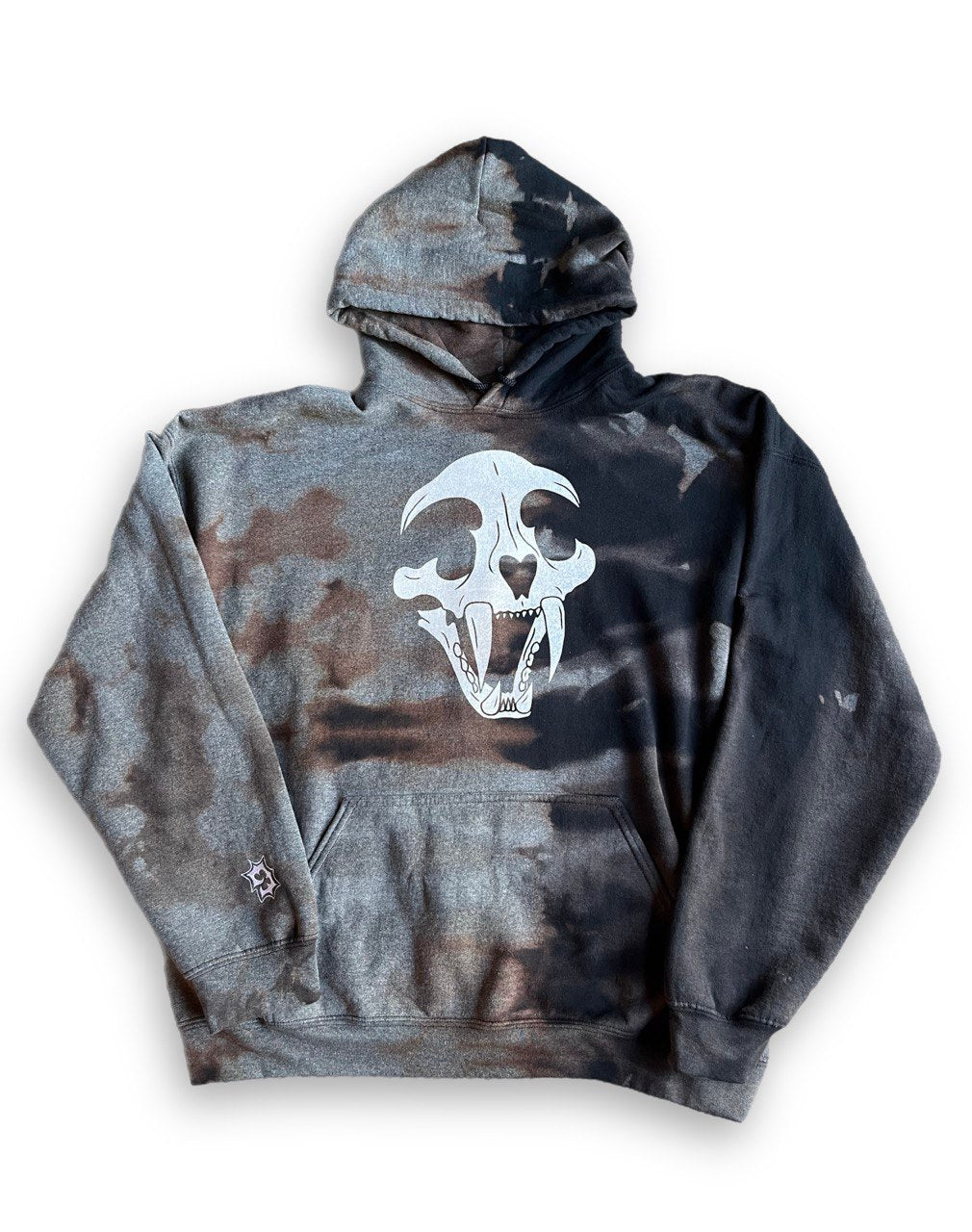 cat skull hoodie