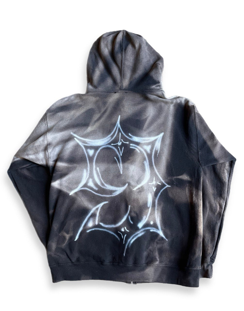 "9" airbrushed zip up